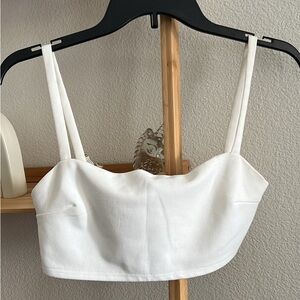 Elegant White Women's Crop Top